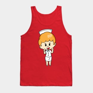 The nurse cartoon style Tank Top